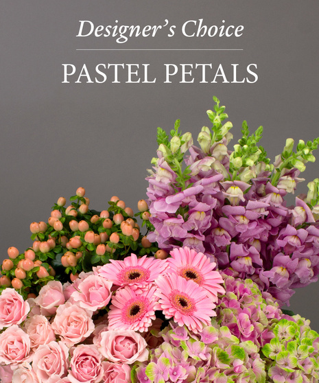 example of pretty pastel arrangement
