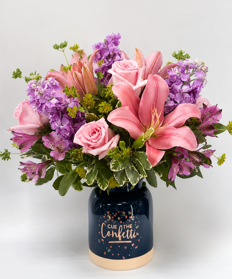 purple and lavender flower delivery