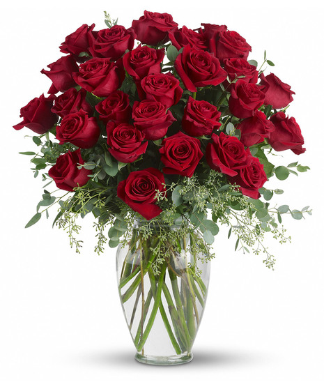 Forever Beloved - 16 Long Stemmed Red Roses