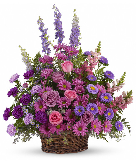 Gracious Lavender Basket