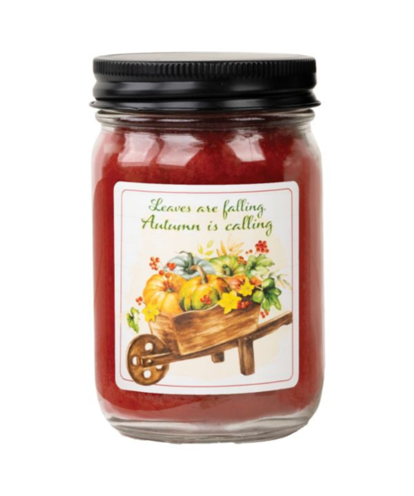 Fall Mason Jar Candles