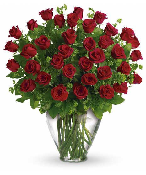 long-stemmed red roses