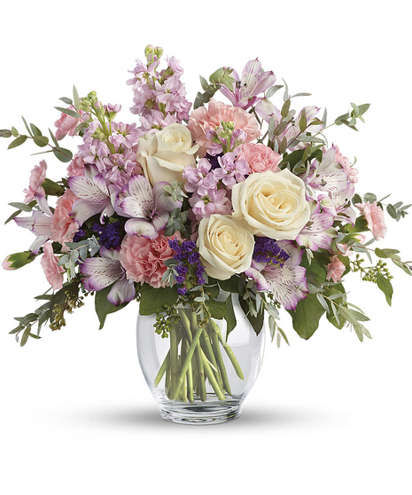 pink and lavender flower delivery