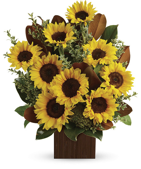 sunflower arrangement