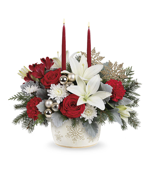 Snowflake Symphony Centerpiece