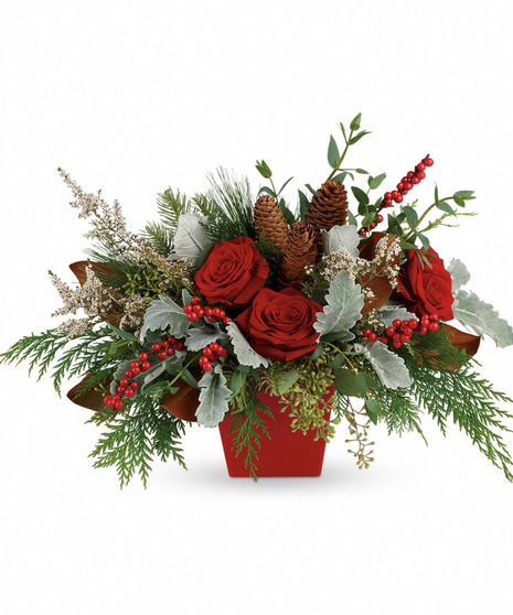 Winter Blooms Centerpiece
