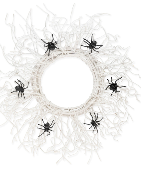 White Spider Wreath
