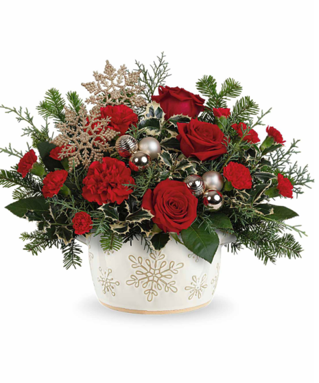 Snowflake Symphony Centerpiece